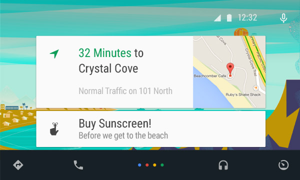 android auto mapa