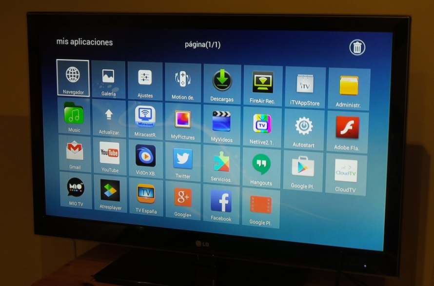 woxter tv interface apps