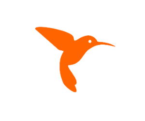 orange colibri